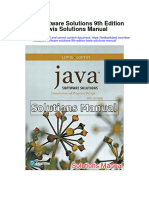 Java Software Solutions 9th Edition Lewis Solutions Manual