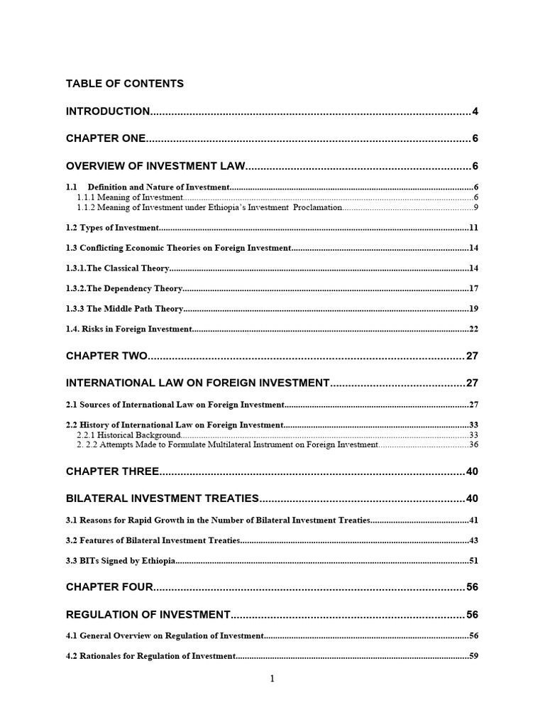 Investment Law Module Upgraded by Gizachew and Tilahun (Law) PDF