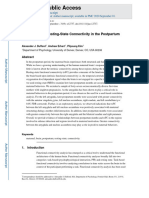 Maternal Brain Resting-State Connectivity in The Postpartum Period