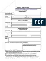 Annex E - Financial Identification Form