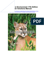 Living in The Environment 17th Edition Miller Solutions Manual