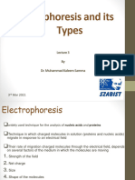 Lecture 3. Electrphoresis and Its Types