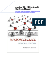 Macroeconomics 13th Edition Arnold Solutions Manual