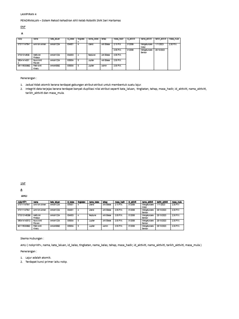 Penormalan | PDF