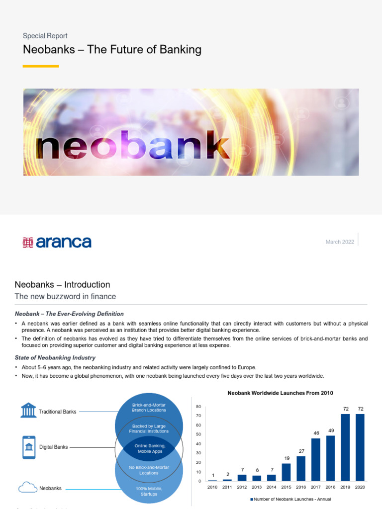 Neobanks The Future of Banking 1655482201 | PDF | Banks | Internet