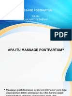 Massage Postpartum