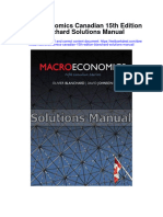 Macroeconomics Canadian 15th Edition Blanchard Solutions Manual
