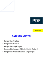 Pertemuan.1. Pengantar Analisis Kualitas Lingkungan