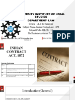 Main Introduction To Indian Contract Act, 1872