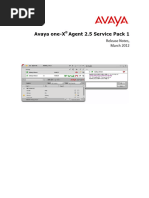 Avayaone XAgent25ServicePack1ReleaseNotes