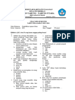 Soal Kelas Iii Pai SDN 19 Taruang - Tarung Utara