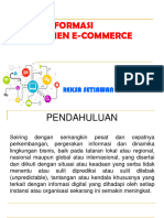 Sistem Informasi Manajemen E-Commerce