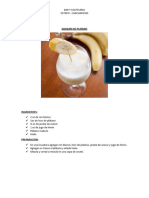 Daiquiri de Platano