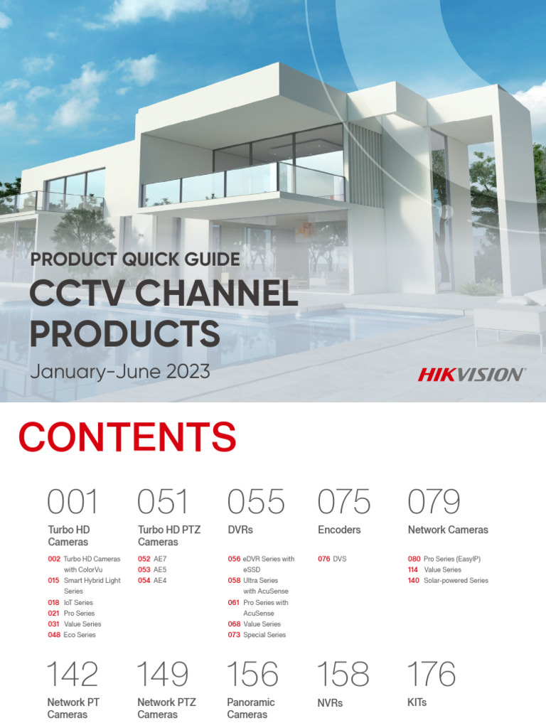 Product Quick Guide January June 2023 CCTV Channel Products Download