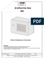 Notice Technique Aerotherme Gaz AG