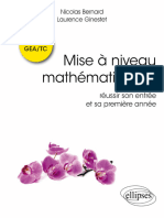 0-Ellipses DUT GEA Mise A Niveau en Mathematiques