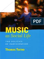 Turino, Thomas - Turino, 2010, Music As Social Life (Com Defeito)