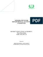 MFDAC DEA D.G.Khan 2021-22