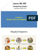 IB 105 - 9 Lecture - Bengal Under The Mughal Empire