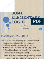 Some Elementary Logic