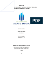 Makalah Perbankan Syariah Analisis Dampak Pandemi Covid-19 Terhadap Kinerja Perbankan Syariah