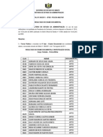 Resultado Exame Documental Soldado PM Amapá