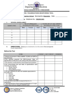 Monitoring Tool Quarterly 3rd QTR Exam