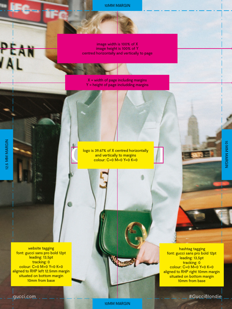 Gucci Blondie Logo Specifications | PDF | Typefaces | Human Communication