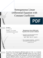 Homogeneous Linear DE Group 5