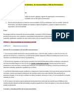 Ley 17-2010 de Mancomunidades y Entidades Locales Menores Extremadura Esquemas