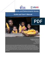 Dietary Diversity Survey User Manual 2014-03-03