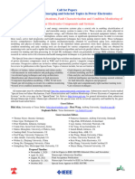 Special Issue On Failure Mechanisms Fault Characterization and Condition Monitoring of Power Electronics Components and Systems