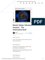 Electric Motor Vibration Analysis - The Informative Brief