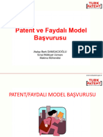 Patent Faydali Model Basvurusu