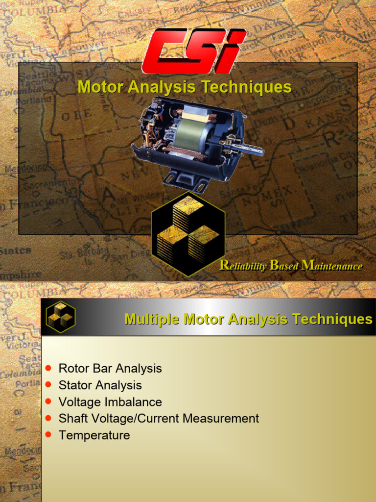 Motor Analysis PDF Electric Motor Reliability Engineering