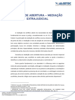 Prática de Mediação Sessão de Abertura de Mediação