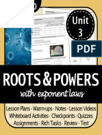 Demo Roots Powers Exponent Laws Unit Differentiated Real World Connections 7179019