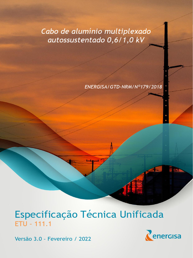 ETU-111.1 - Cabo de Alumínio Multiplexado Autossustentado 0,6 - 1,0 KV ...