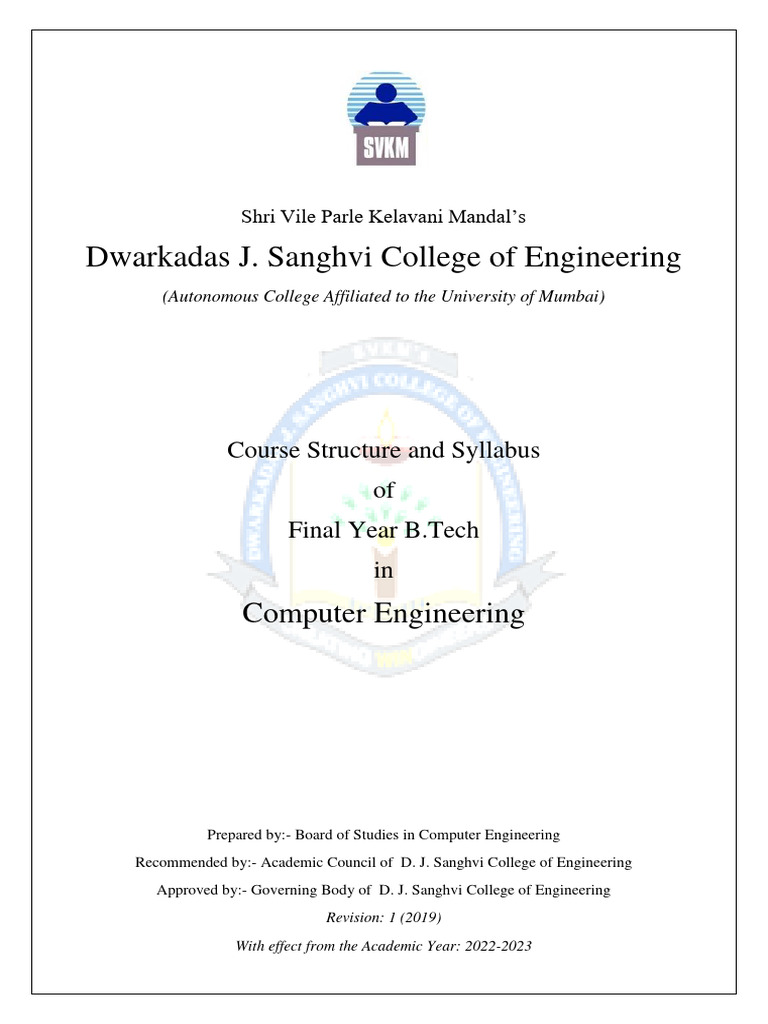 357 download final year b tech syllabus with cover page pdf