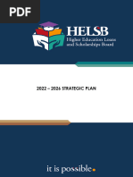 HELSB Strategic Plan 2022 2026