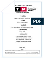 Tarea Academica 01 - Derecho de Familia