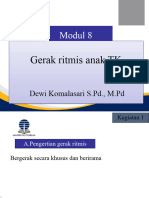 4) Kegiatan Fisik Motorik Anak Melalui Gerak