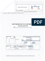 Method of Statement Transformer Maintenance Scanned PDF Free