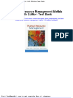 Human Resource Management Mathis 14th Edition Test Bank