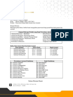 Daftar Rate Bank Garansi & Surety Bond