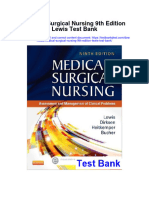Medical Surgical Nursing 9th Edition Lewis Test Bank