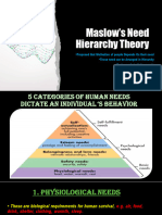 Maslow's Need Hierarchy Theory (PPM Presentation)