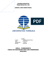 Tugas Praktikum IPA Gerak Lurus Beraturan 