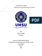 Analisis Swot Umkm (Azlya Maiera 1905160367)