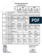 Jadwal PAS Ganjil 2023-1